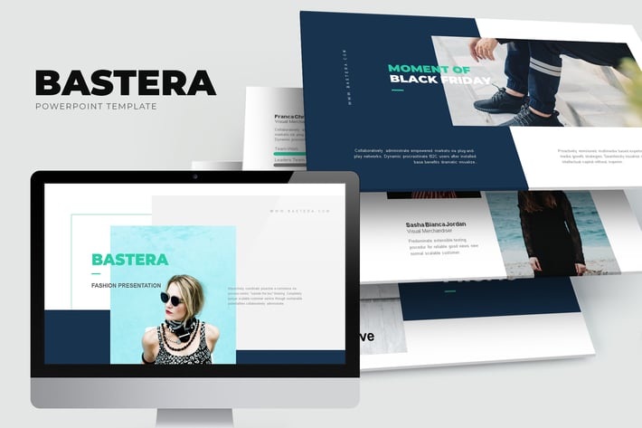 Bastera : Fashion Sale Promo Lookbook Powerpoint