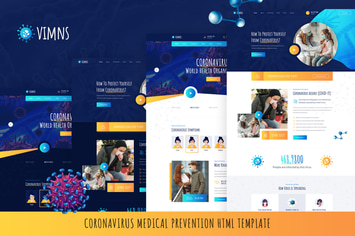 Vimns - Coronavirus Medical Prevention HTML