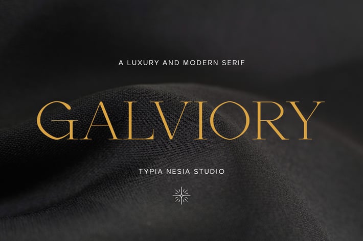 Galviory - Luxury Modern Expressive Serif