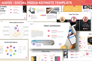 Aidos - Social Media Keynote Template