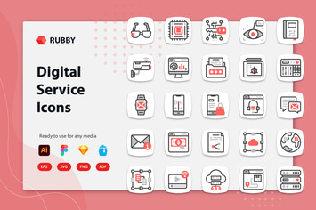 Rubby - Digital Service Icons
