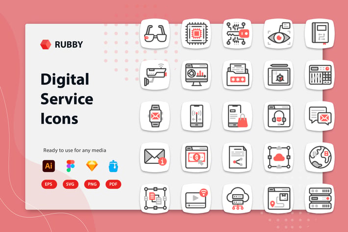 Rubby - Digital Service Icons