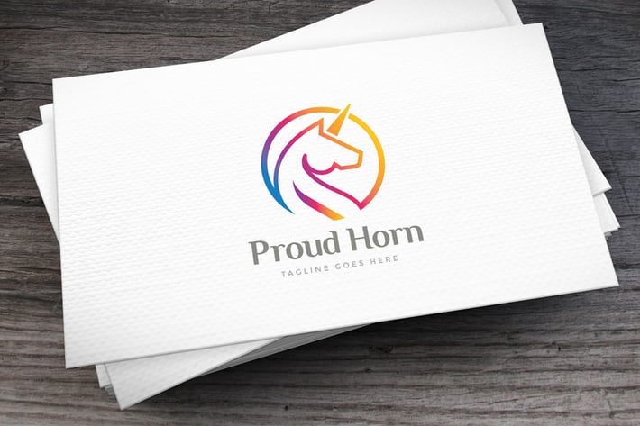 Proud Horse Logo Template