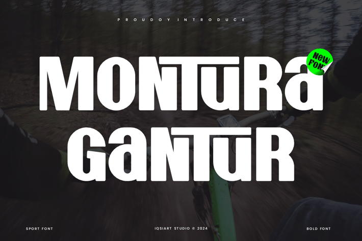 Montura Gantur - Modern Sans Font