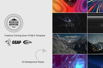Mountain - Creative Coming Soon HTML5 Template