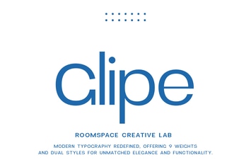 Glipe - Stylish Modern Alternatives Font