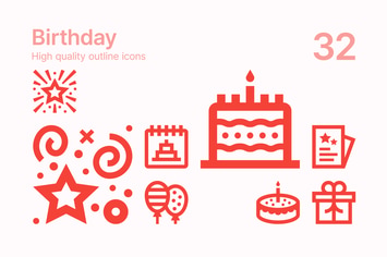 Birthday Icons