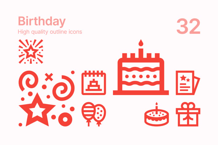 Birthday Icons