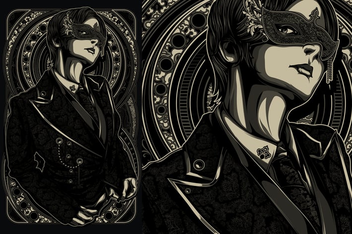 Masked man