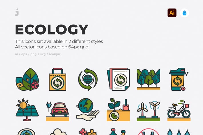 30 Ecology Icons