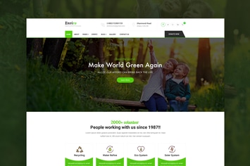 Enviro - Environment & Non-Profit PSD Template