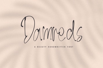 Damreds - The Beauty Handwritten Font