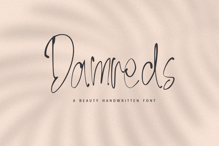 Damreds - The Beauty Handwritten Font