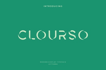 Clourso - Futuristic Font