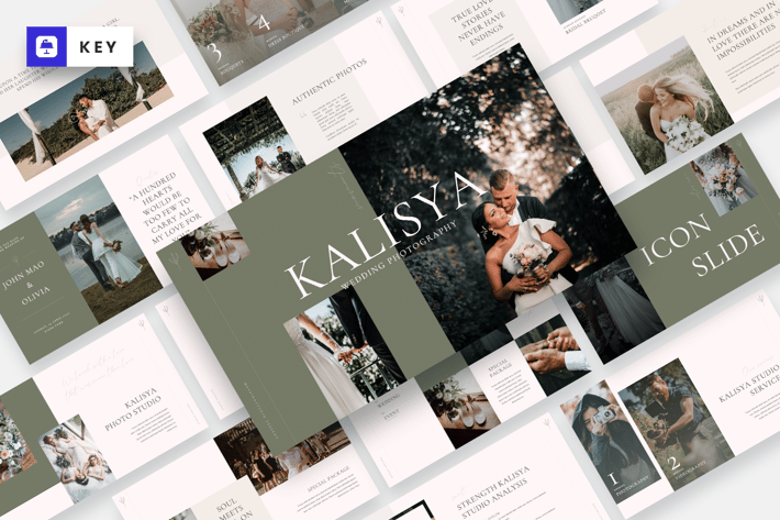 Kalisya - Wedding Photography Keynote Template