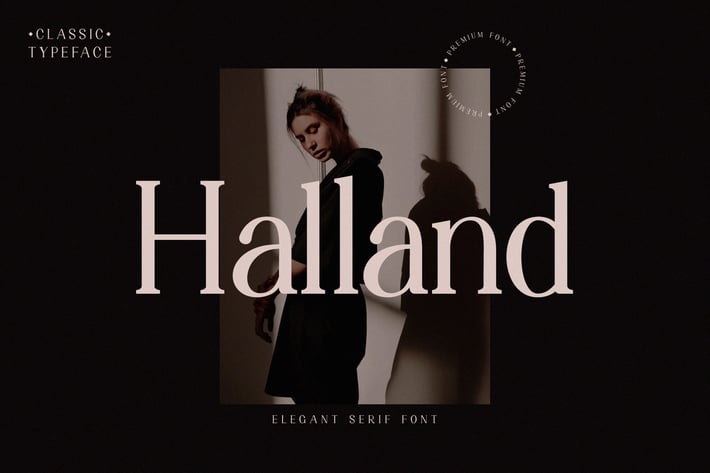 Halland Serif Font