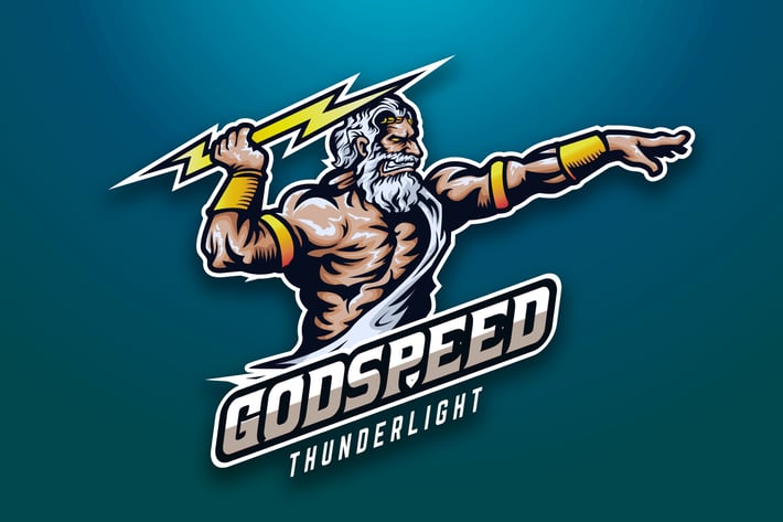 Zeus Sport And Esport Logo Vector Template