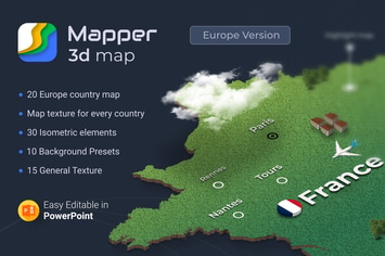 Mapper – Isometric Maps for PowerPoint
