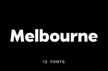 Melbourne - Geometric Sans Serif