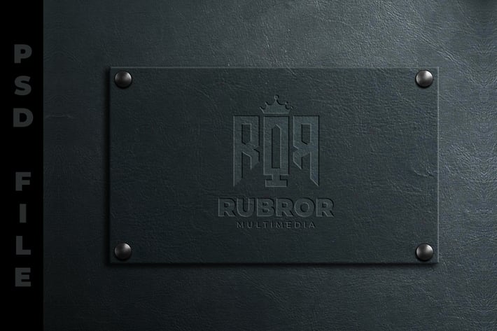 Emboss Logo on Board -  Mockup