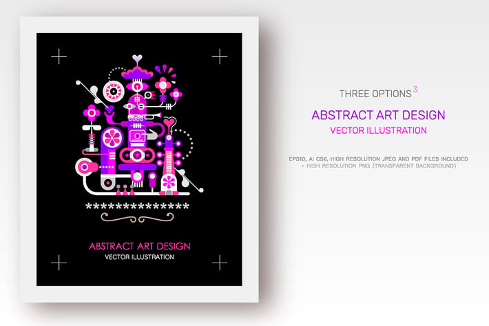 Abstract Art Designs (3 options) 