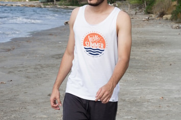 Tank Top Mens Mock Up