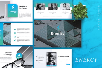 ENERGY - Company Profile Keynote Template