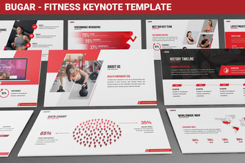 Bugar - Fitness Keynote Template
