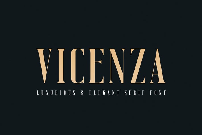 Vicenza - Elegant Serif 