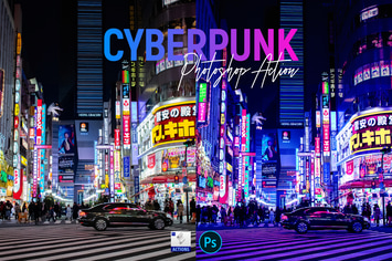 Cyberpunk | Photoshop Action