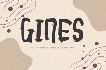 Gines - A Handwriting Font