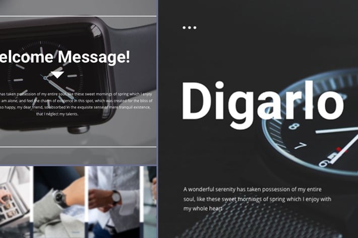 Digarlo – Watch Business Keynote Template