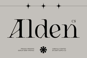 CS Alden – Display Serif Font