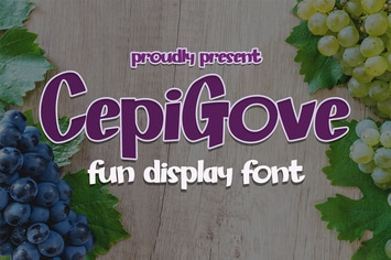 Cepigove - Display Font