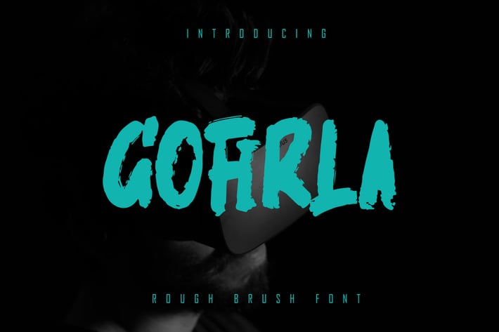 GOFIRLA - Rough Brush Font