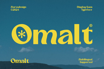 Omalt - Sans Serif Display Font