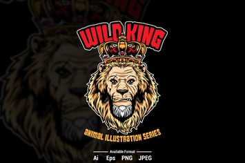 Lion King Vector Illustration