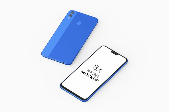 8X Phone Mockup