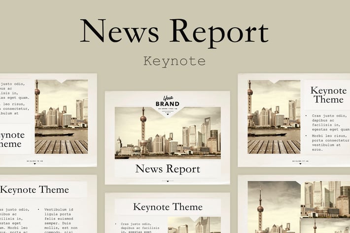 News Report Keynote Template