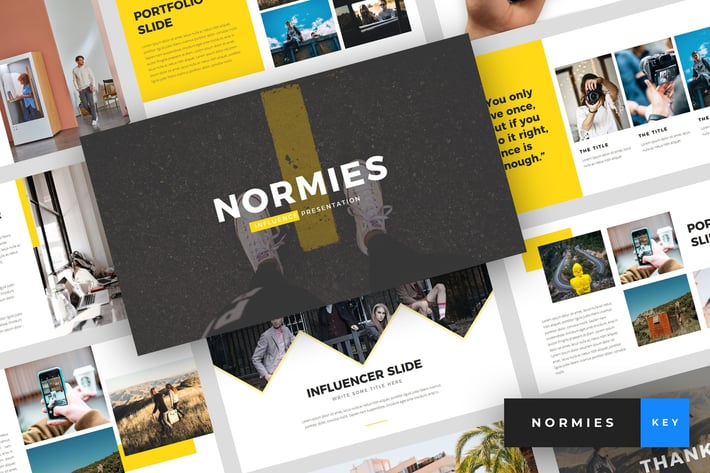 Normies - Influencer Keynote Template