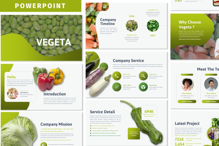 Vegeta - Business Powerpoint Template