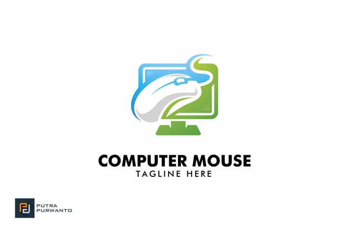 Computer Mouse - Logo Template