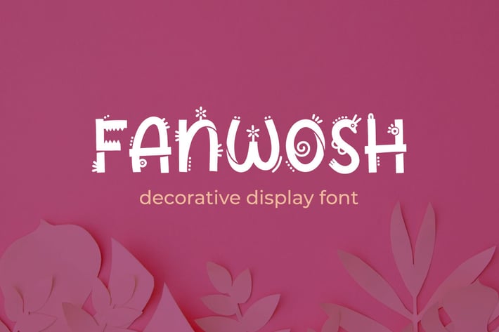 Fanwosh - Decorative Display Font