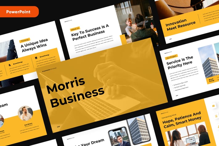 MORRIS - Business Powerpoint Template