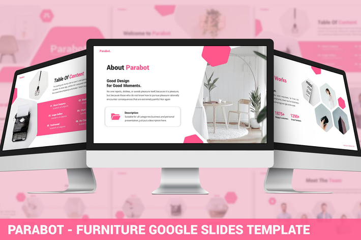 Parabot - Furniture Google Slides Template