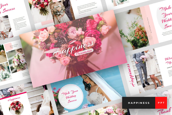 Happiness - Wedding PowerPoint Template