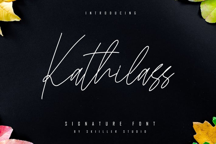 Kathilass - Signature Font