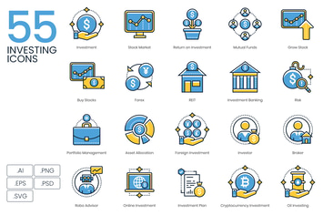 55 Investing Icons