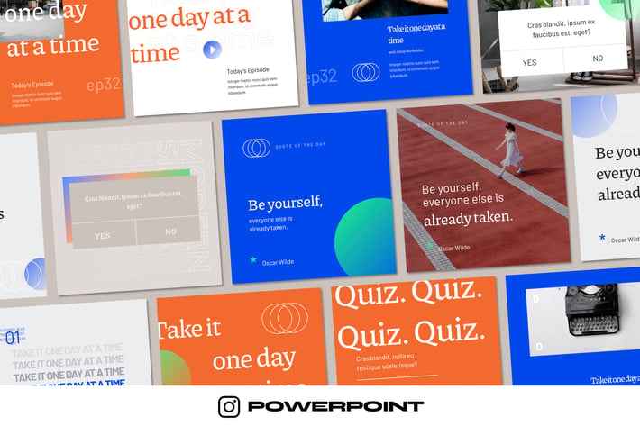 Modern Stylish - Instagram Template Powerpoint