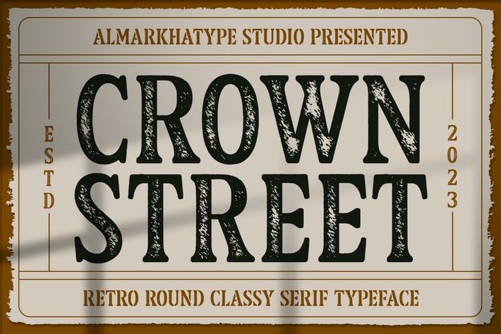 Crown Street – Military Stencil Serif